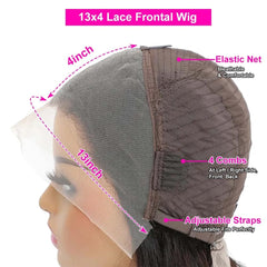 HUIDI 200-density bob wig displays full-bodied silhouette for versatile styling.