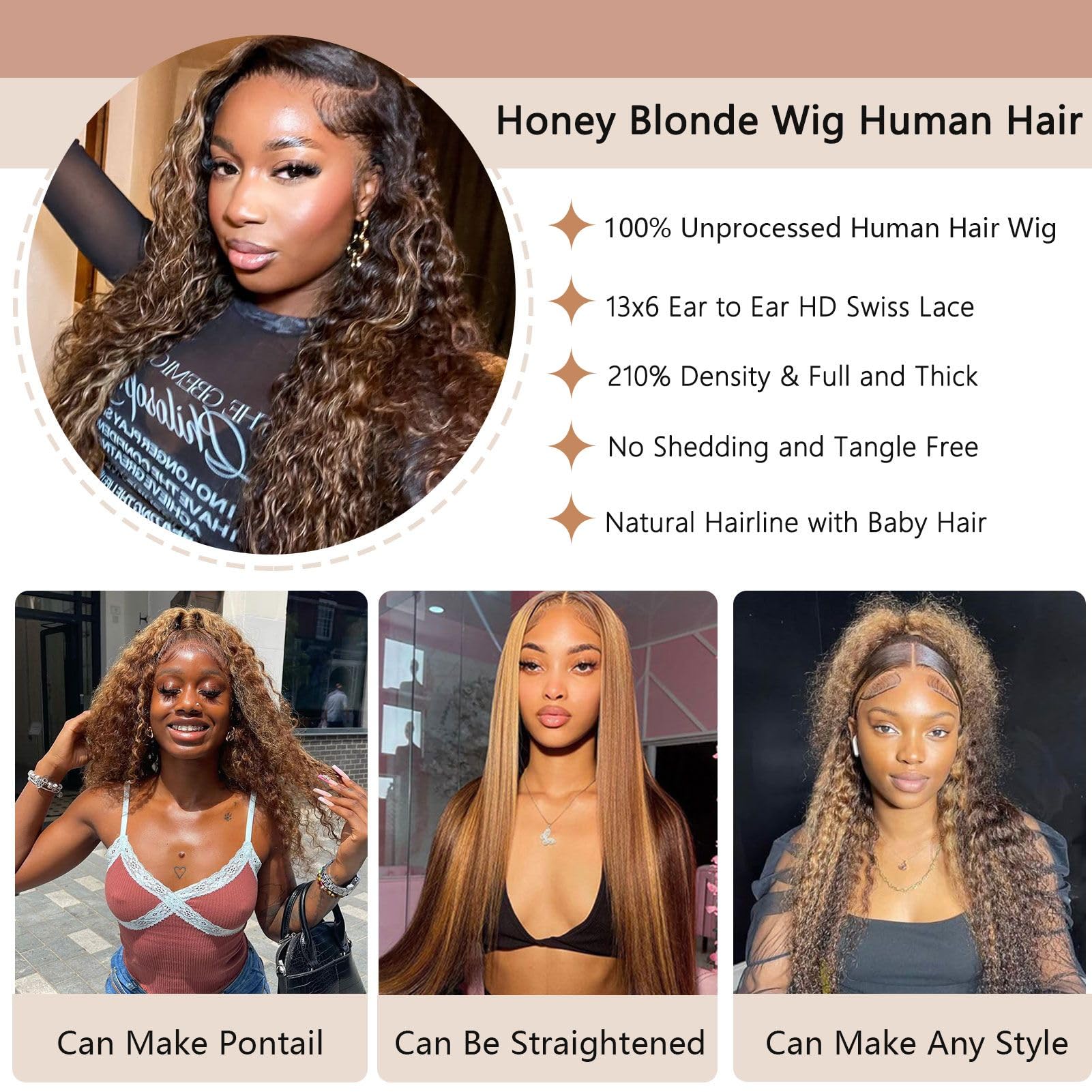 Huirslex wet and wavy color 4/27 providing versatile style for casual or glam looks
