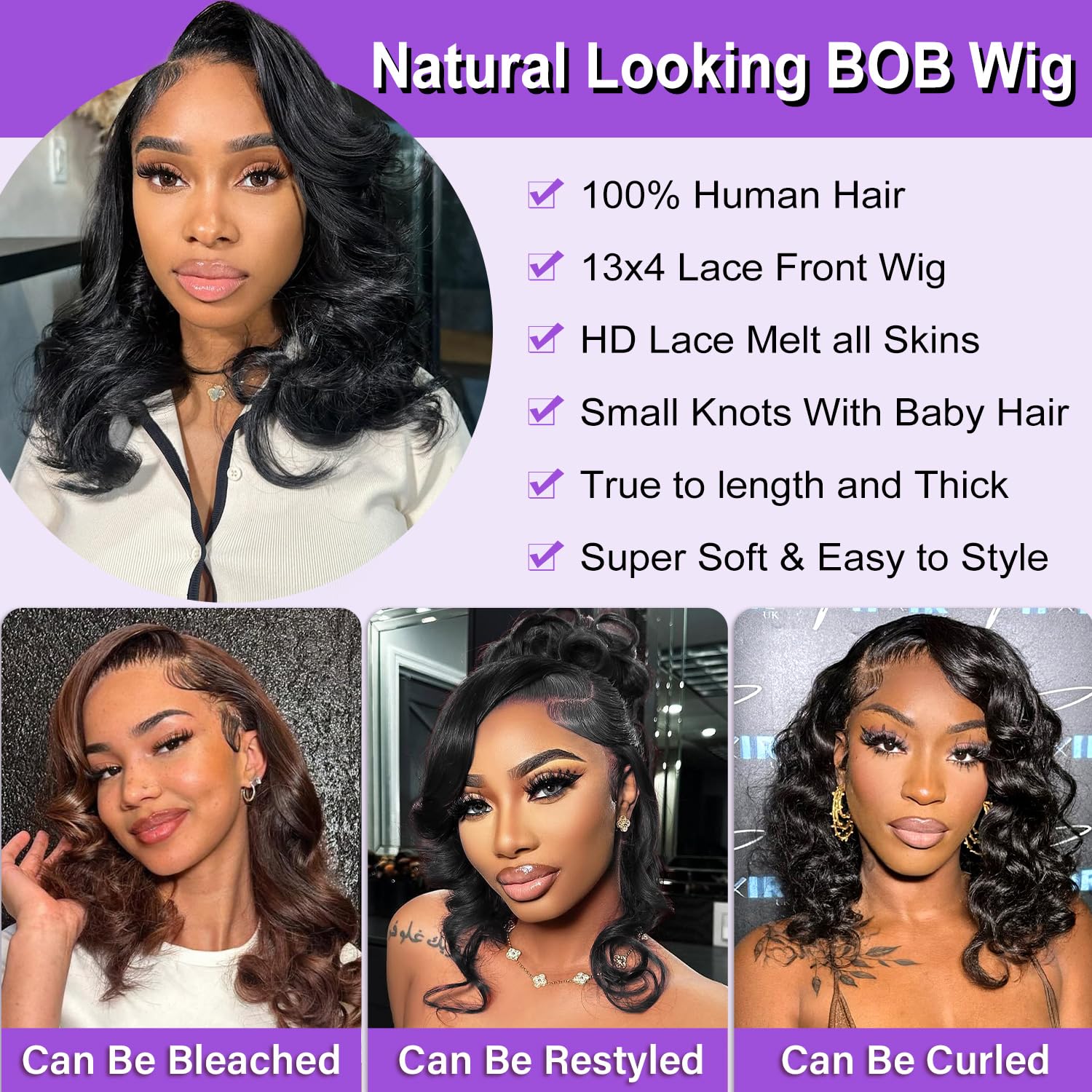 HUIWANYAN Hihmarm 180 density wig adds fullness without heaviness