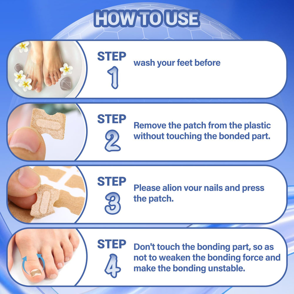 Applying the quick-stick strip from HULEIWA supports gentle upward pressure