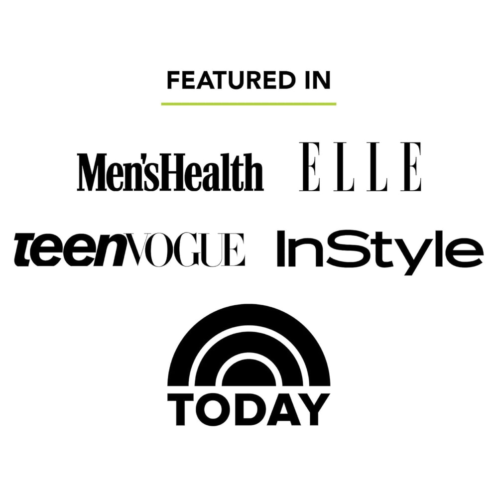 Humane benzoyl peroxide acne wash box packaging beside lifestyle shot