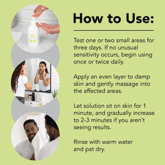 Humane benzoyl peroxide acne wash label closeup featuring vegan cruelty-free branding