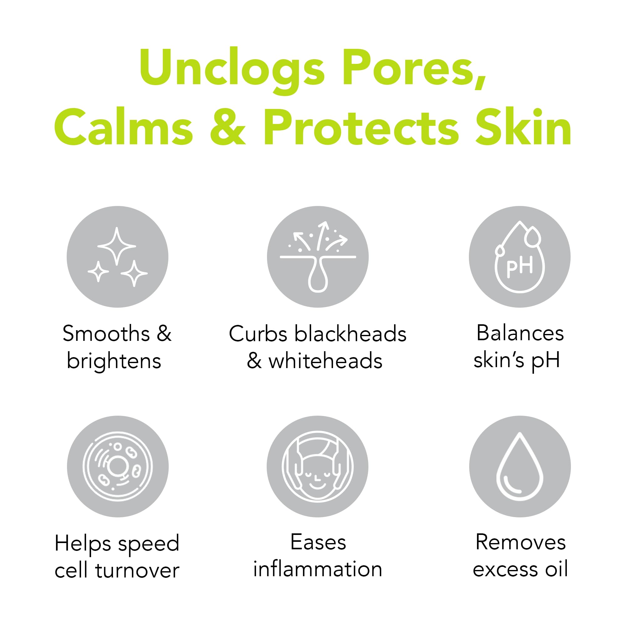 Humane Clarifying Toner dispense bottle demonstrates easy application for pores and oil control