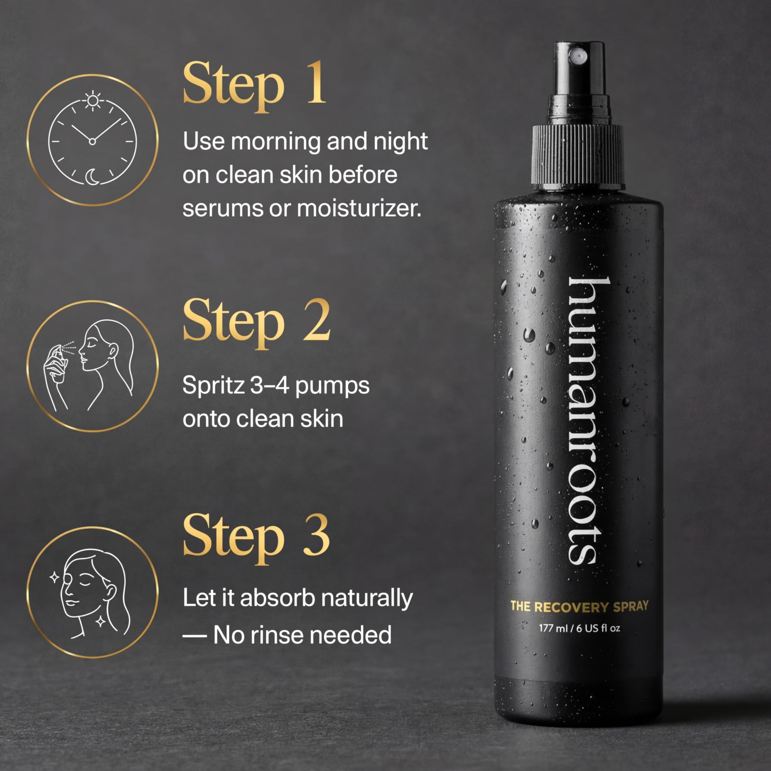Humanroots after-workout refresh spray resets skin between activities.