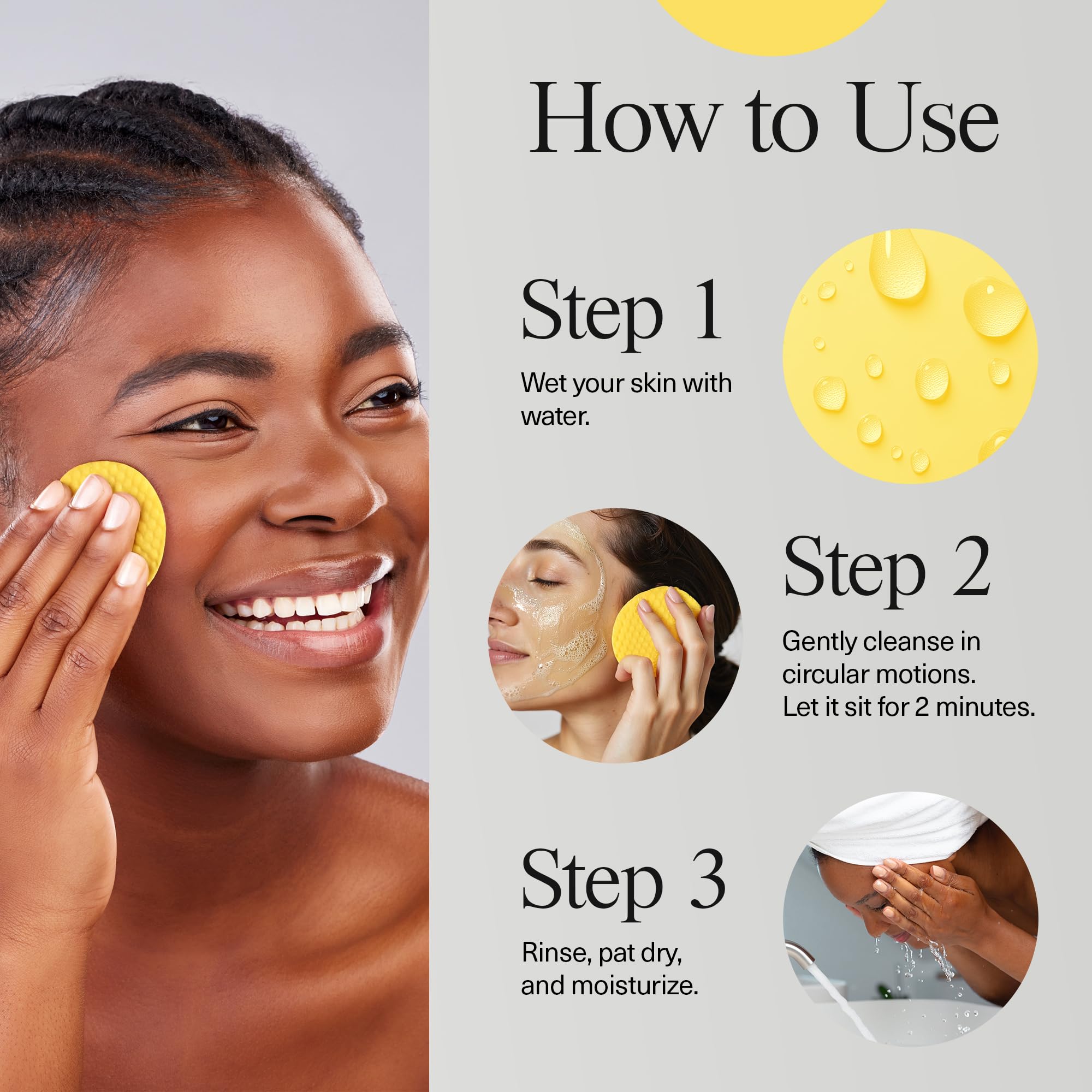 Humanroots 30-pads pack ideal for daily routine and exfoliation.