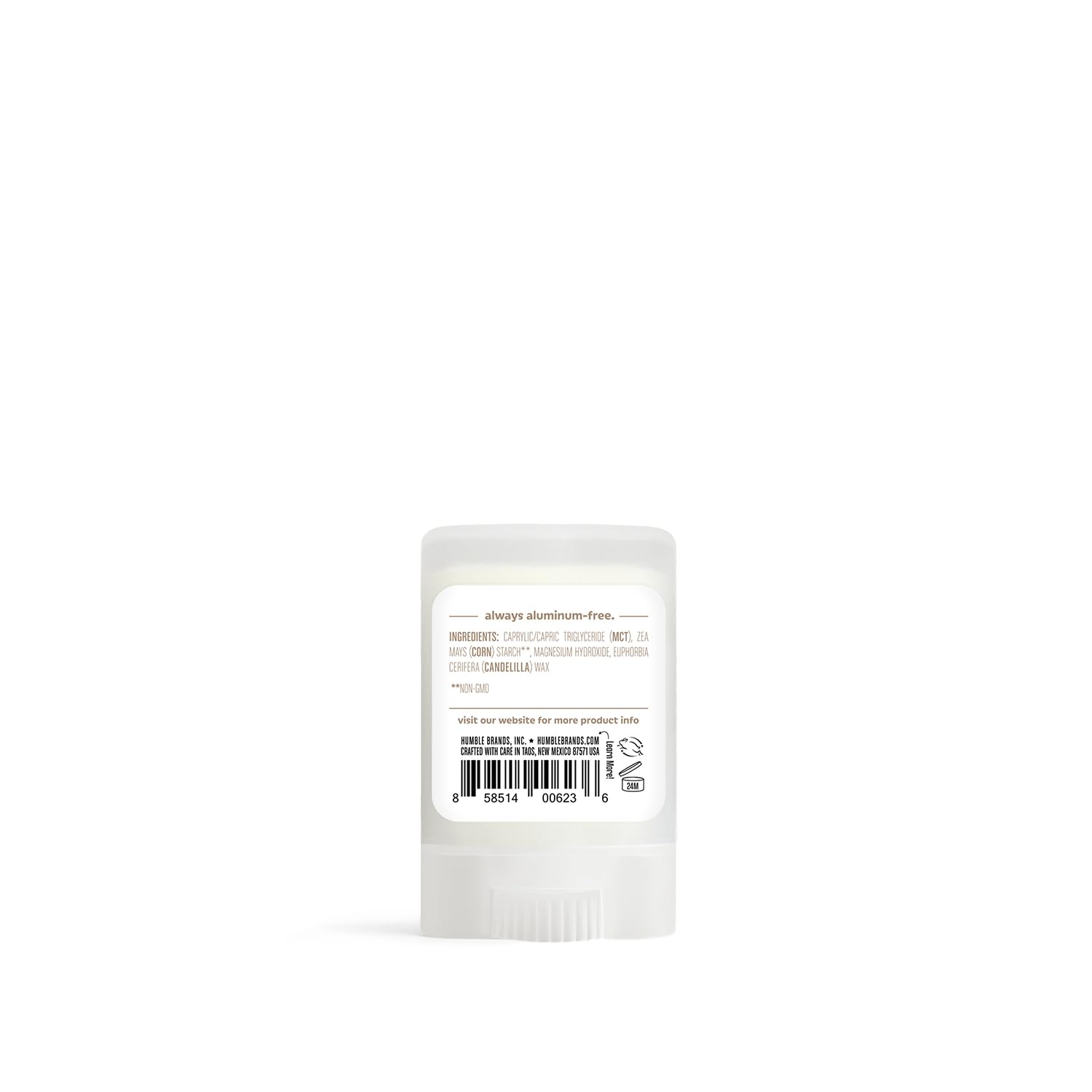 Humble Brands aluminum-free deodorant applying glide demonstrating easy use.