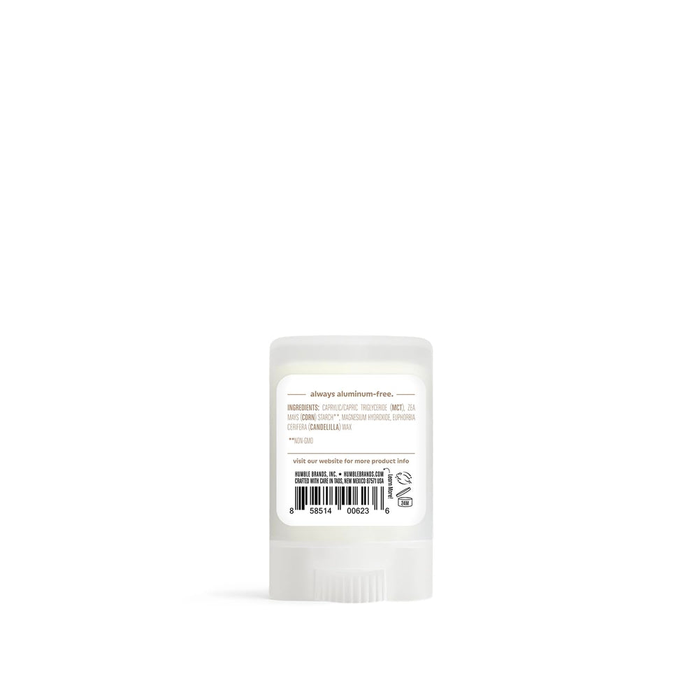 Humble Brands aluminum-free deodorant applying glide demonstrating easy use.