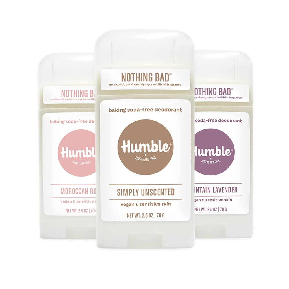 Humble Lavender aluminum-free deodorant stick for sensitive skin
