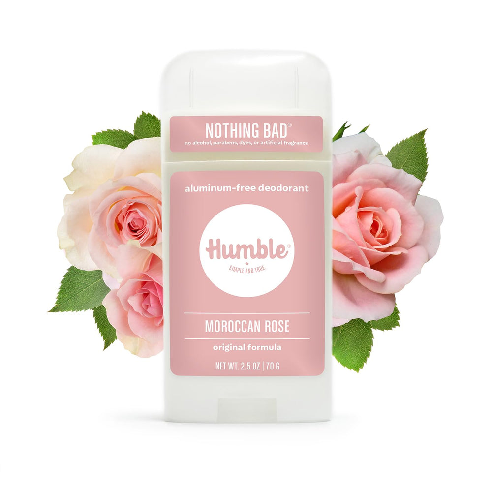 HUMBLE BRANDS cruelty-free icon on packaging signals Leaping Bunny certification.