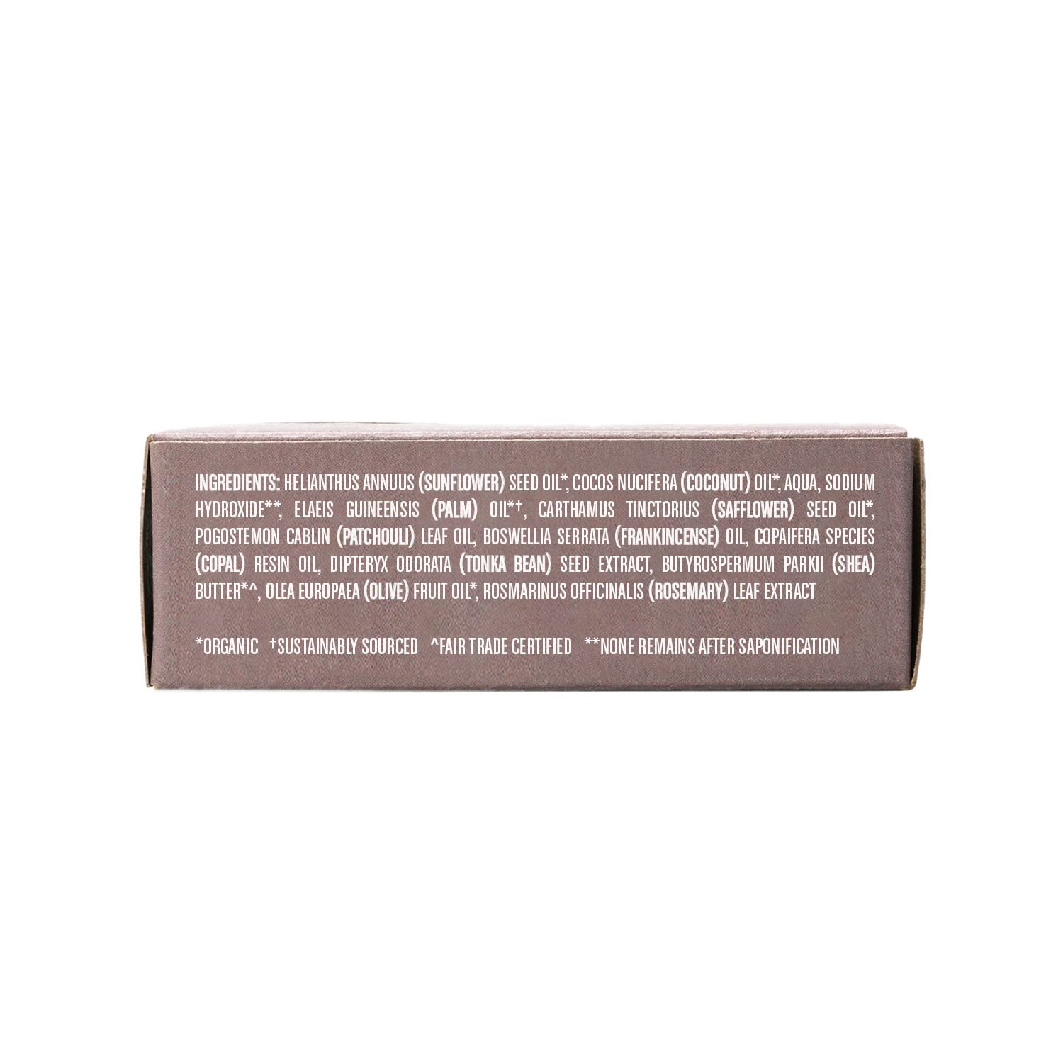Daily-use soap bar for hands, face, and body.