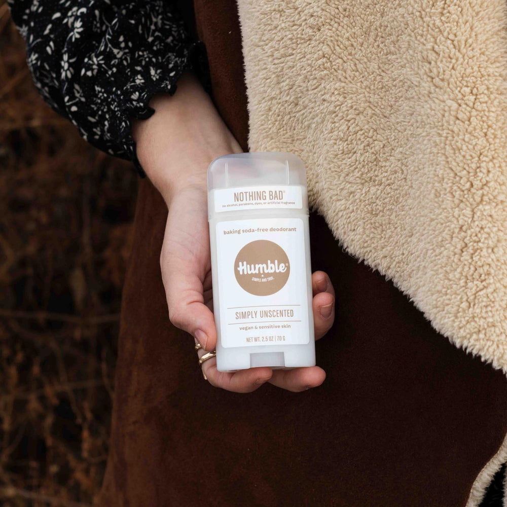 Key ingredients: MCT oil and non-GMO corn starch in Humble deodorant