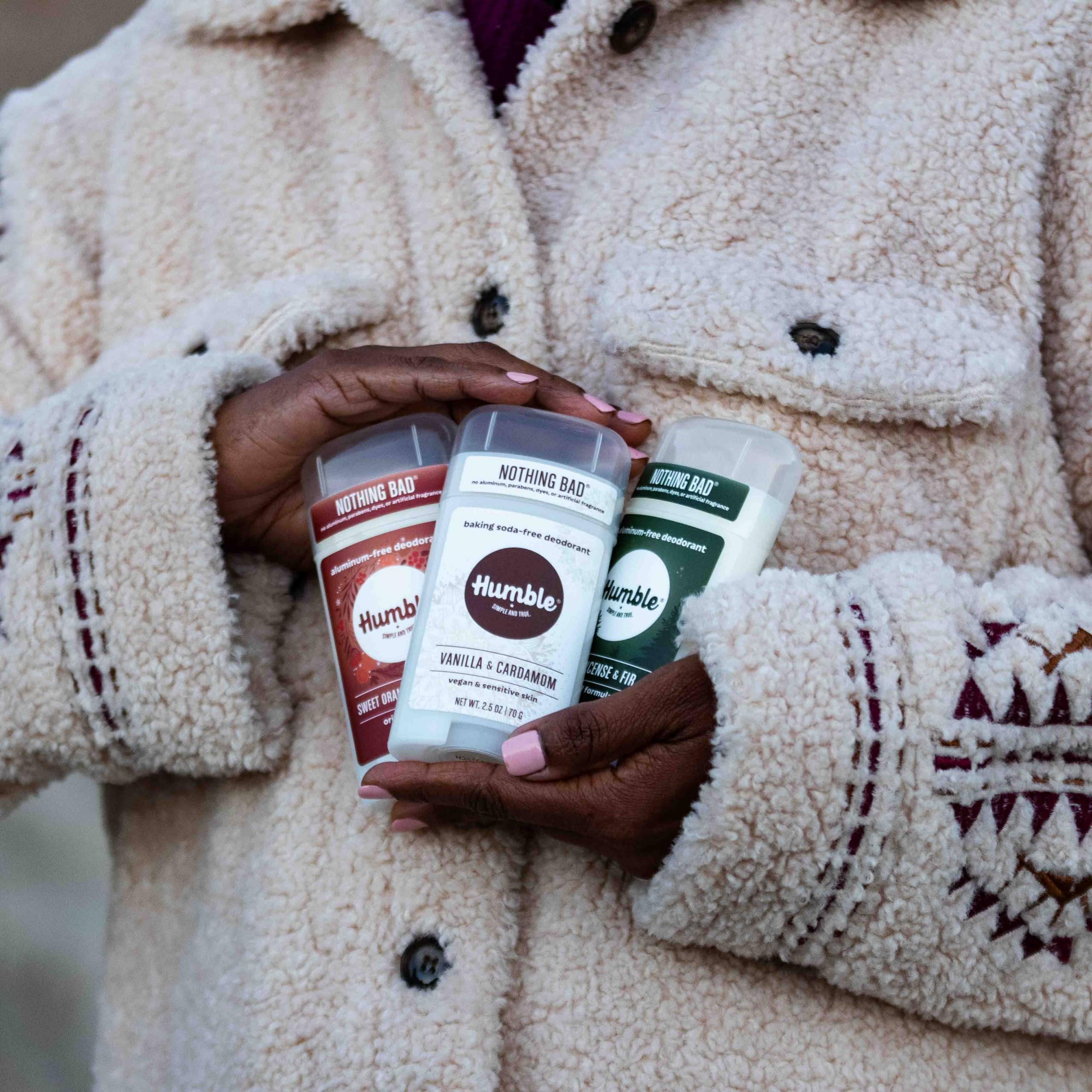 HUMBLE Simple and True Original Formula deodorant is cruelty-free by Leaping Bunny.