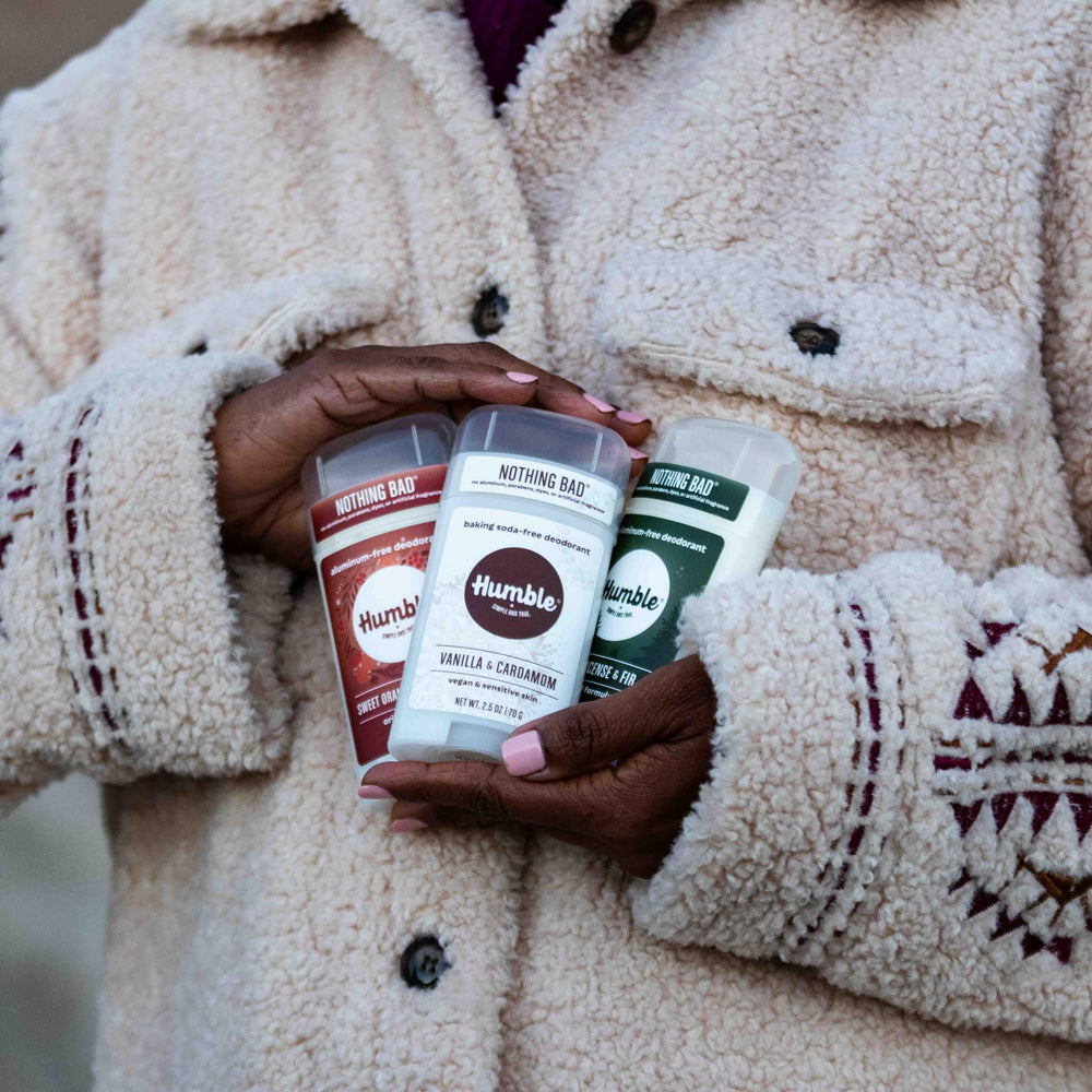 HUMBLE Simple and True Original Formula deodorant is cruelty-free by Leaping Bunny.
