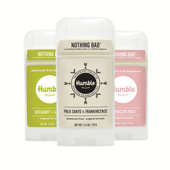 HUMBLE BRANDS Original Formula deodorant tube showing aluminum-free freshness.