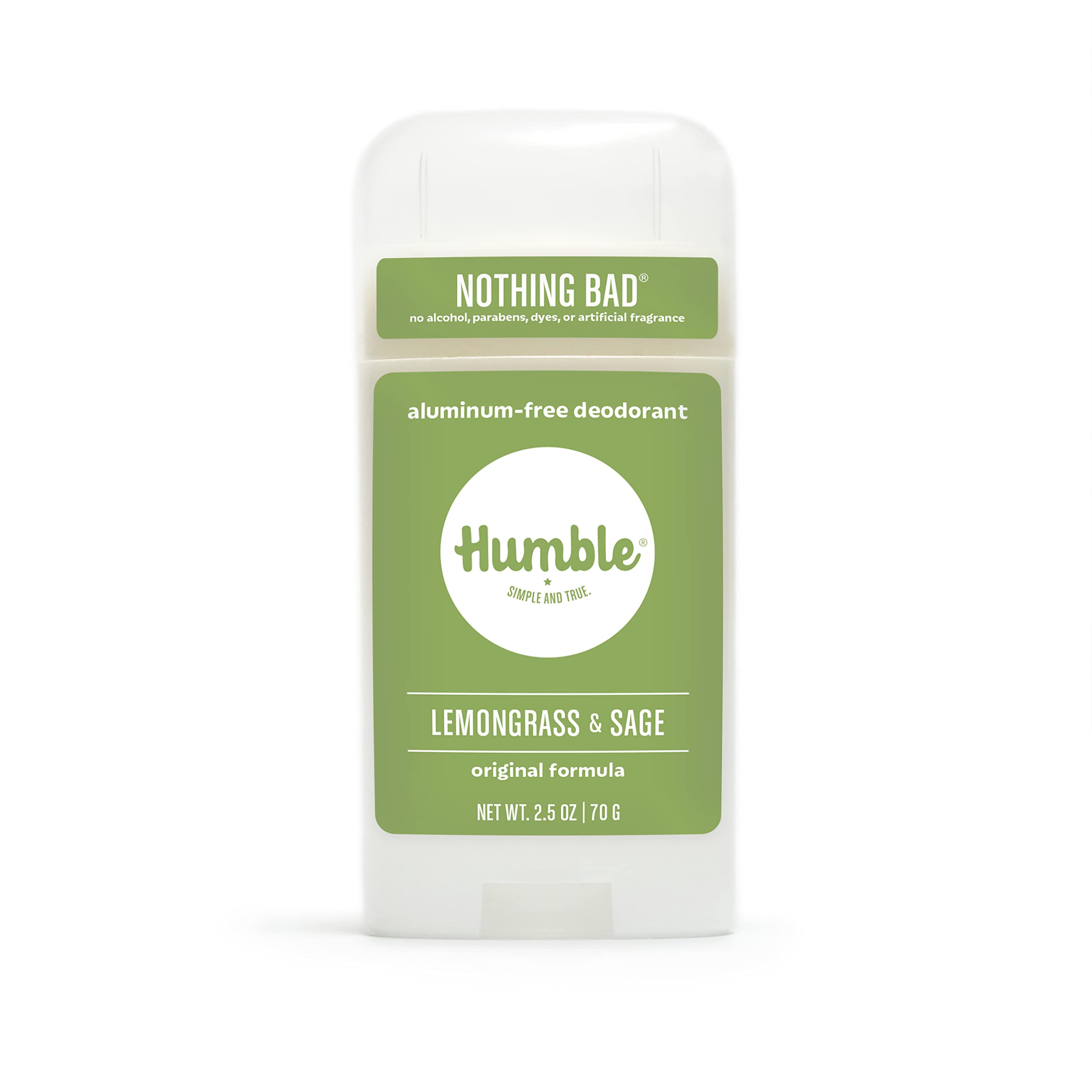 Humble Brands Original Formula deodorant packaging showcases clean design and aluminum-free protection for everyday freshness.