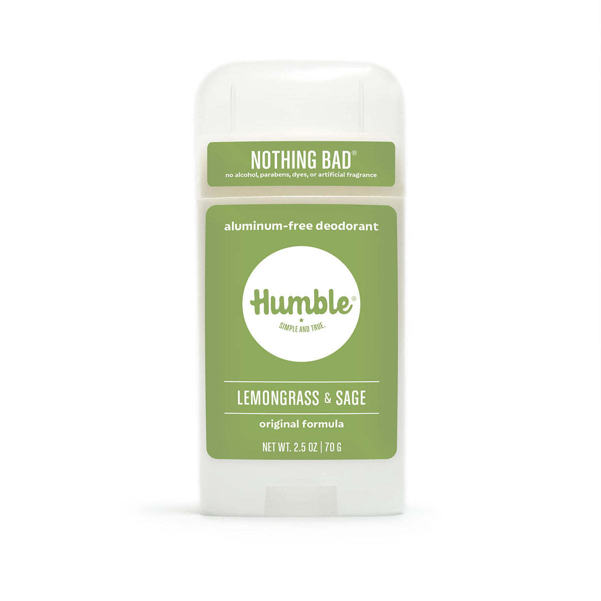 Humble Brands Original Formula deodorant packaging showcases clean design and aluminum-free protection for everyday freshness.