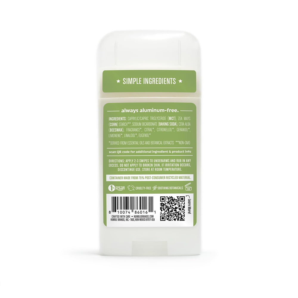Spring Awakening scent profile visual in Humble deodorant with essential oil blends.