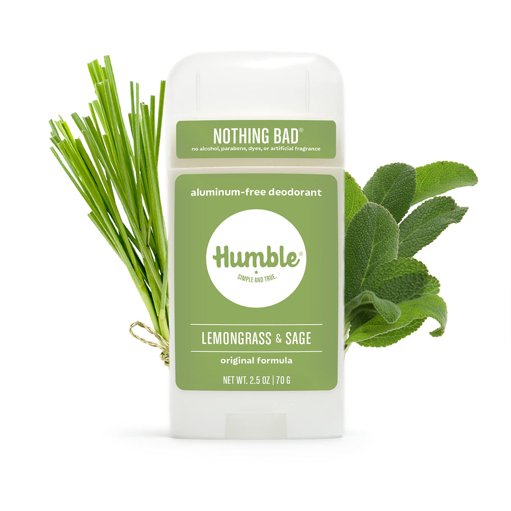 Humble Brands Original Formula lemongrass and sage scent complements daily activities with a subtle aroma.