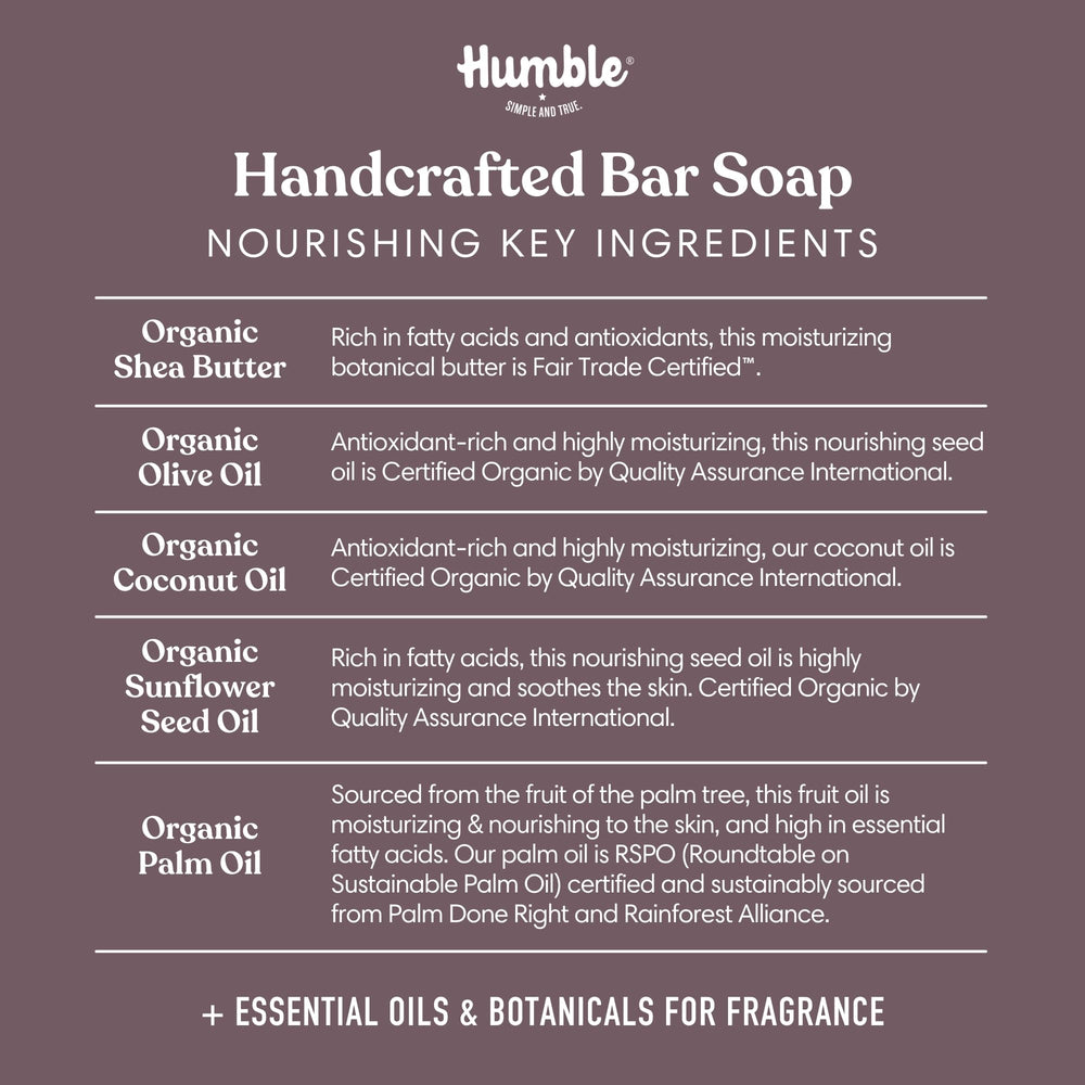 Soap designed for sensitive skin, gentle cleansing for face and body.