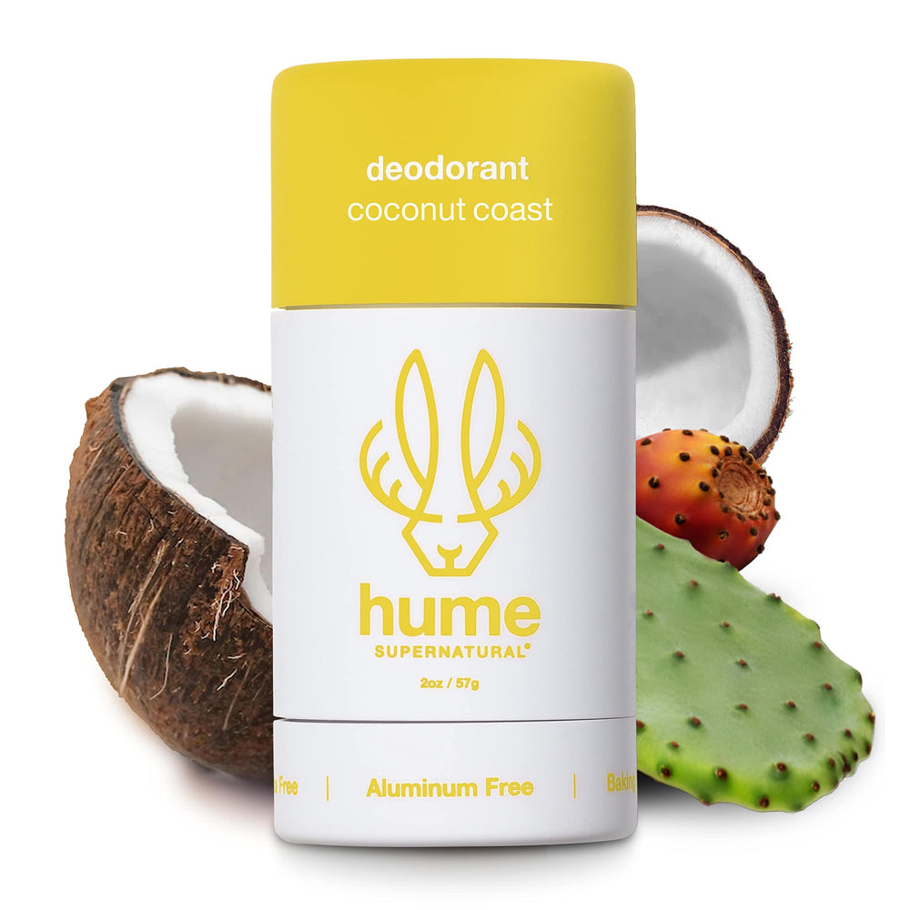 Hume gym bag-ready use shows daily deodorant on-the-go.