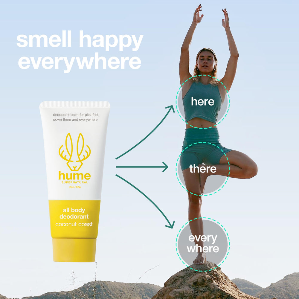 Hume Supernatural aluminum-free formulation prioritizes skin comfort without harsh metals.