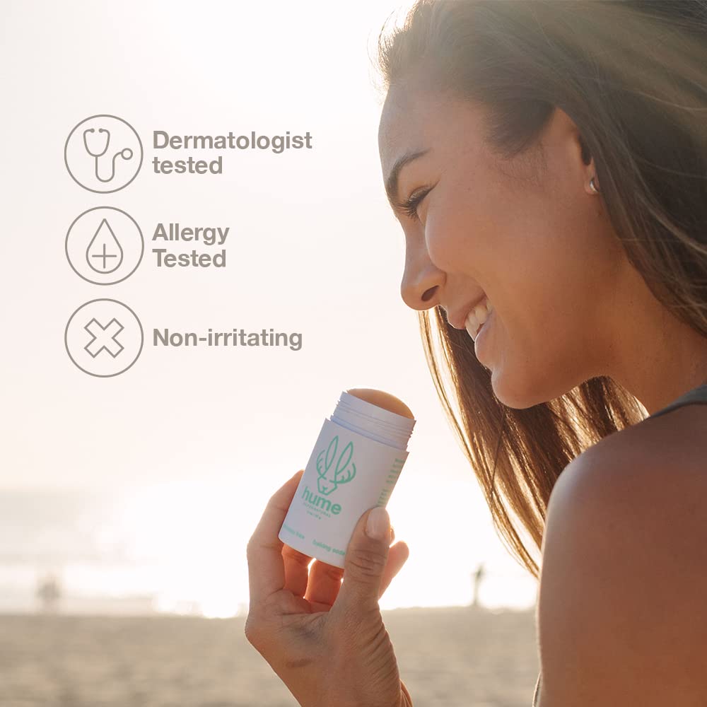 Hume Supernatural Desert Bloom roll-on keeps underarms dry during workouts.