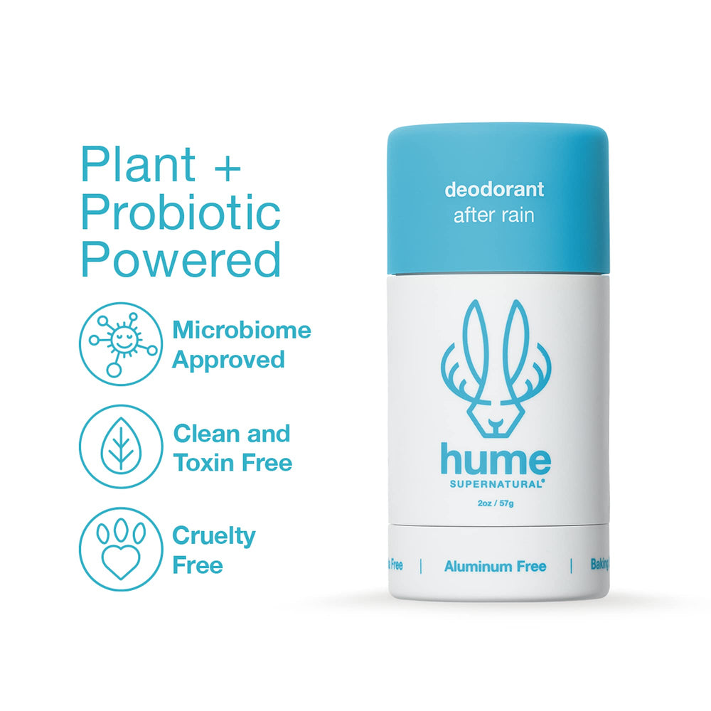 Hume Supernatural underarm after application showing dry, clean appearance.