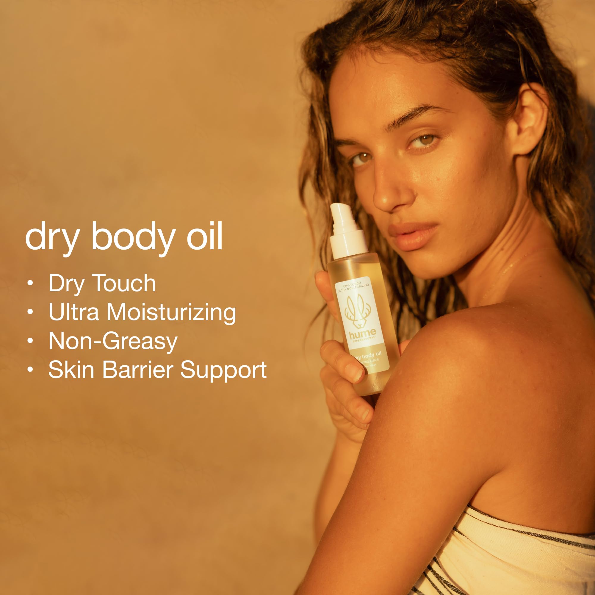 HUME SUPERNATURAL glow from long-lasting hydration without residue.