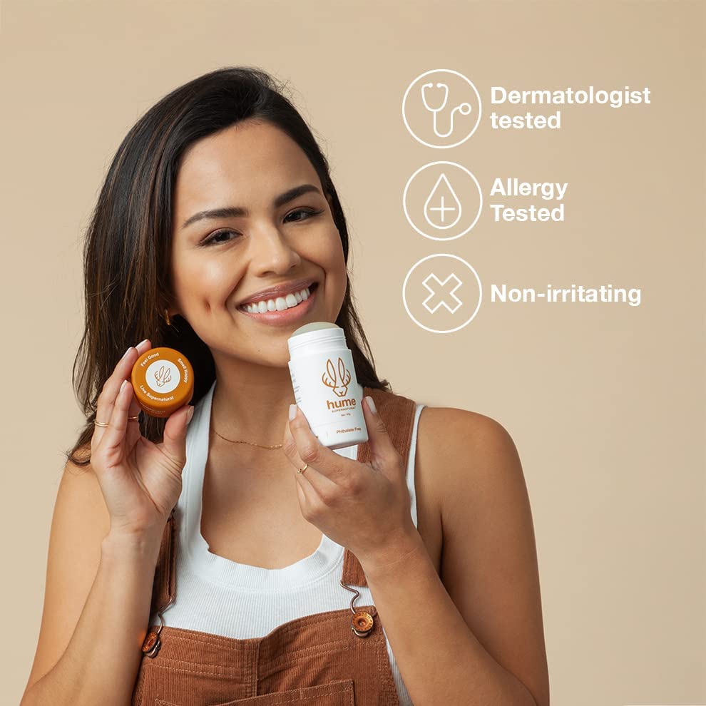 Suitable for all skin types and sensitive skin conditions with HUME
