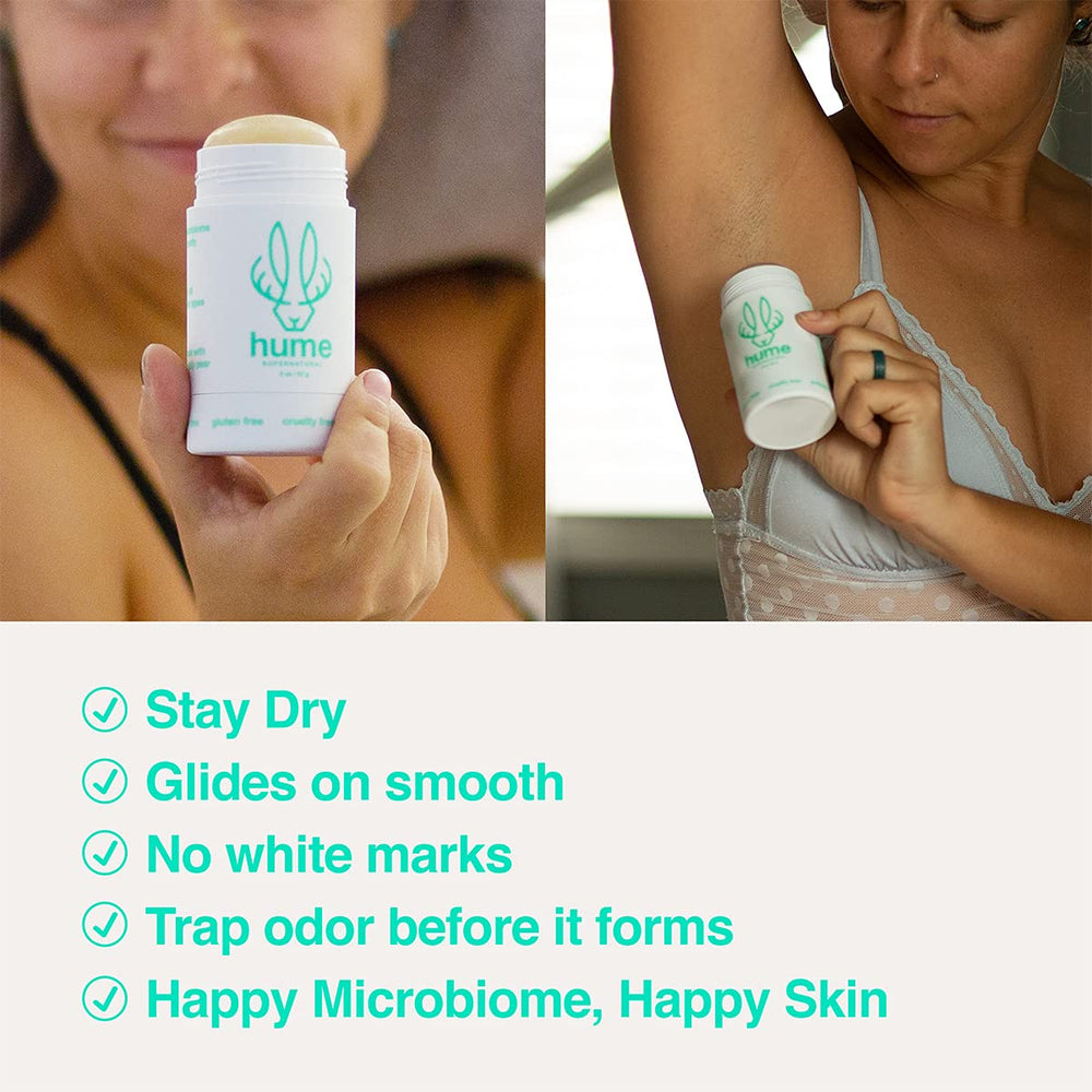 Hume Supernatural probiotic formula supports skin microbiome with gentle care
