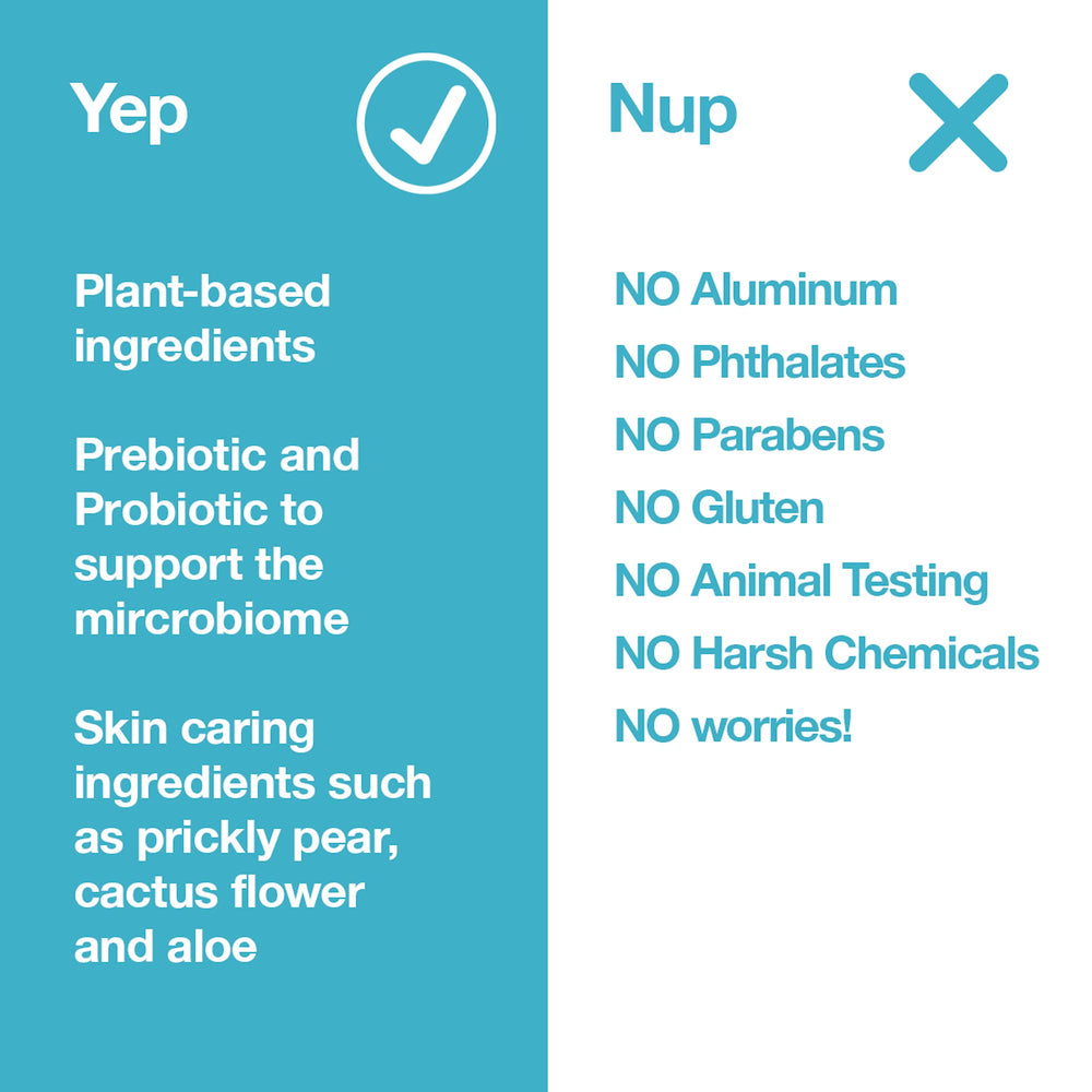 Hume Supernatural probiotic-rich formula supports skin microbiome health.