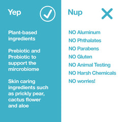 Hume Supernatural probiotic-rich formula supports skin microbiome health.
