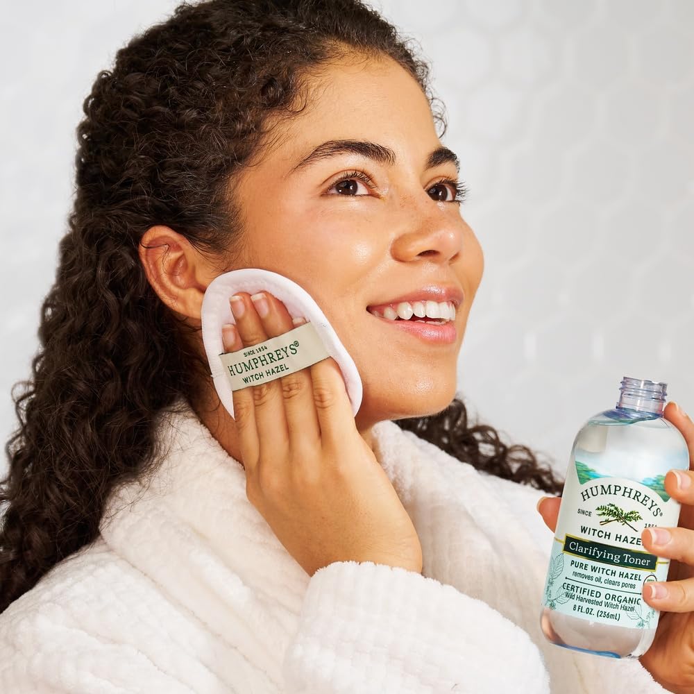 Humphreys Toner packaging image emphasizes eco-friendly, cruelty-free skincare.