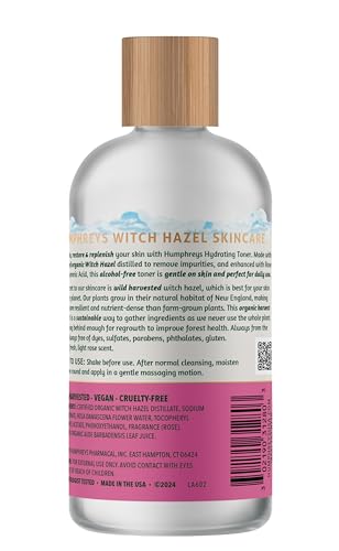 Humphreys wild-harvested witch hazel fields highlighting sustainable sourcing