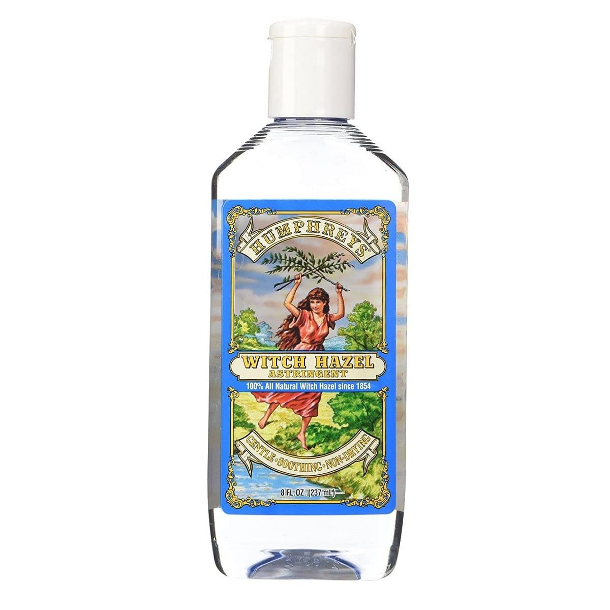 Humphrey's Witch Hazel Gentle 8 oz bottle for daily cleansing and toning