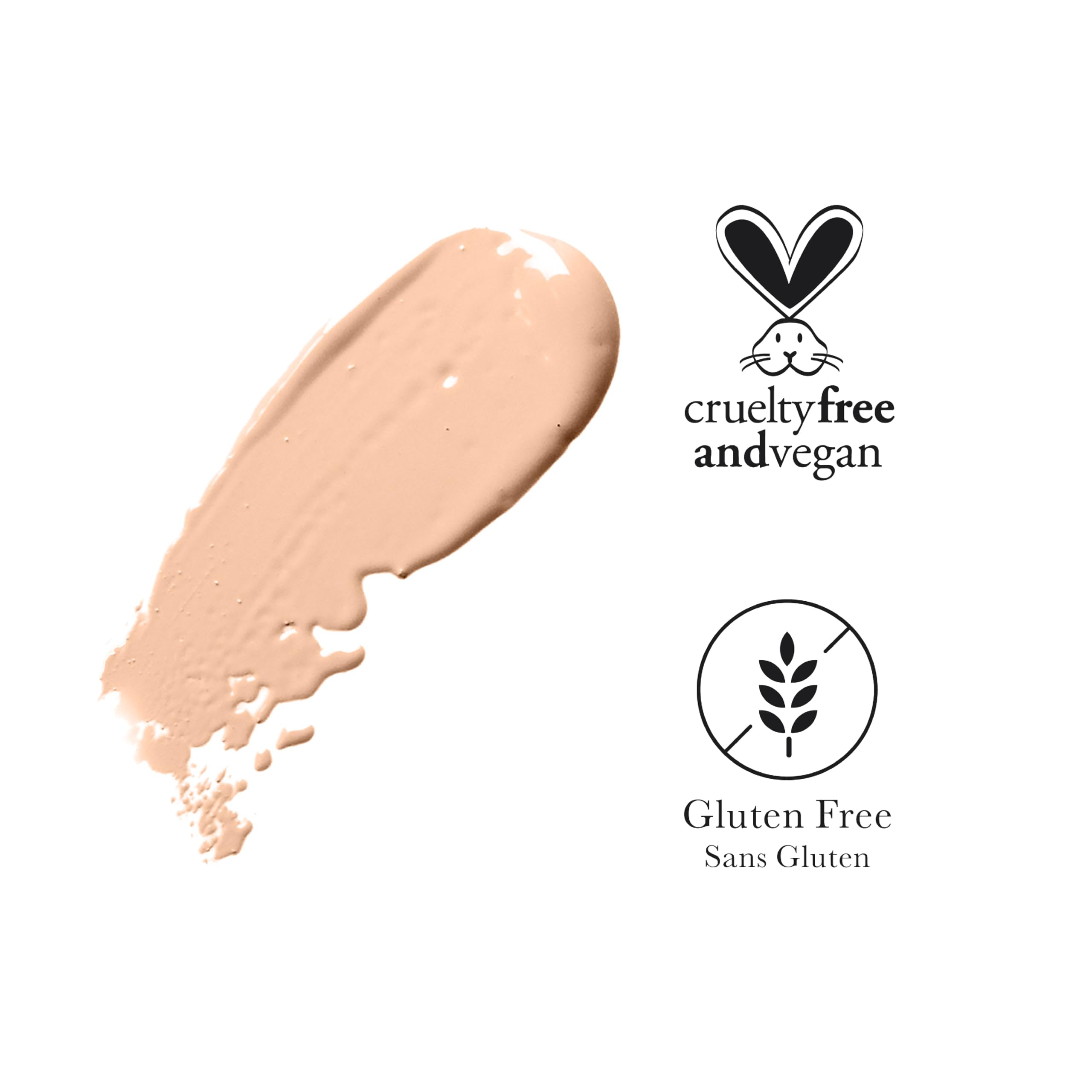 HundredPercentPure Healthy Foundation fruit pigment graphics illustrate antioxidant-rich color technology.