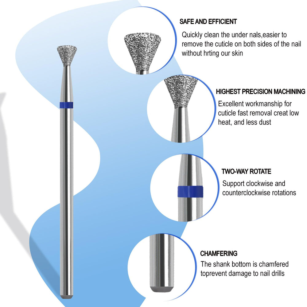 HungGato Russian-diamond nail file bit detail for efficient shaping and prep.