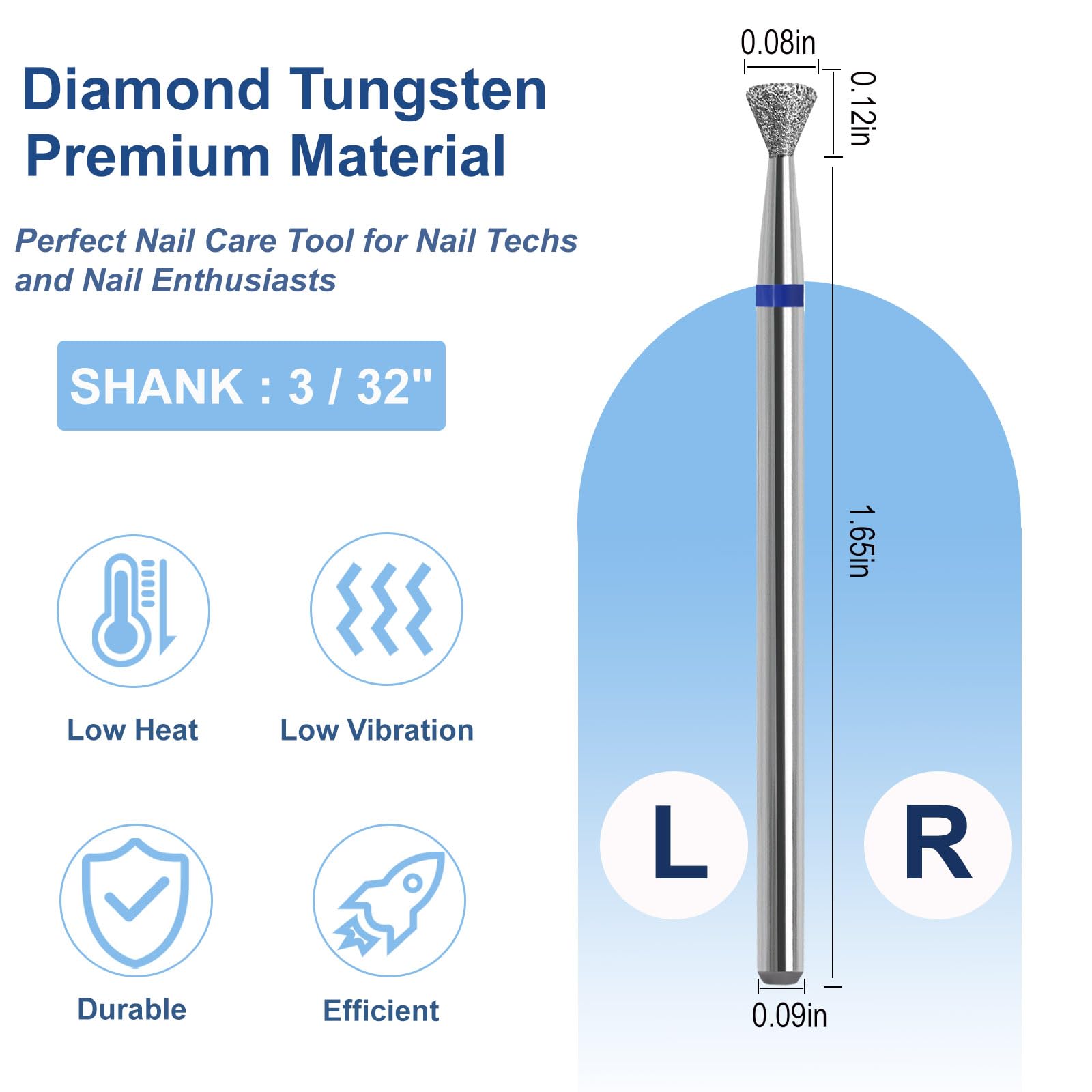 HungGato safety carbide under-nail cleaner ideal for removing dead skin safely.