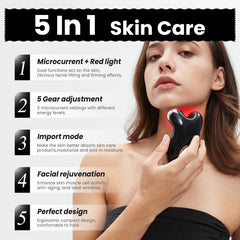 Hunvva EP-300 in use on cheek for subtle lift and contour
