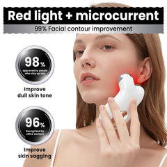 Hunvva EP-300 red-light therapy panel close-up for wrinkle care
