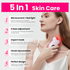 Hunvva face lift device contouring cheeks and jawline