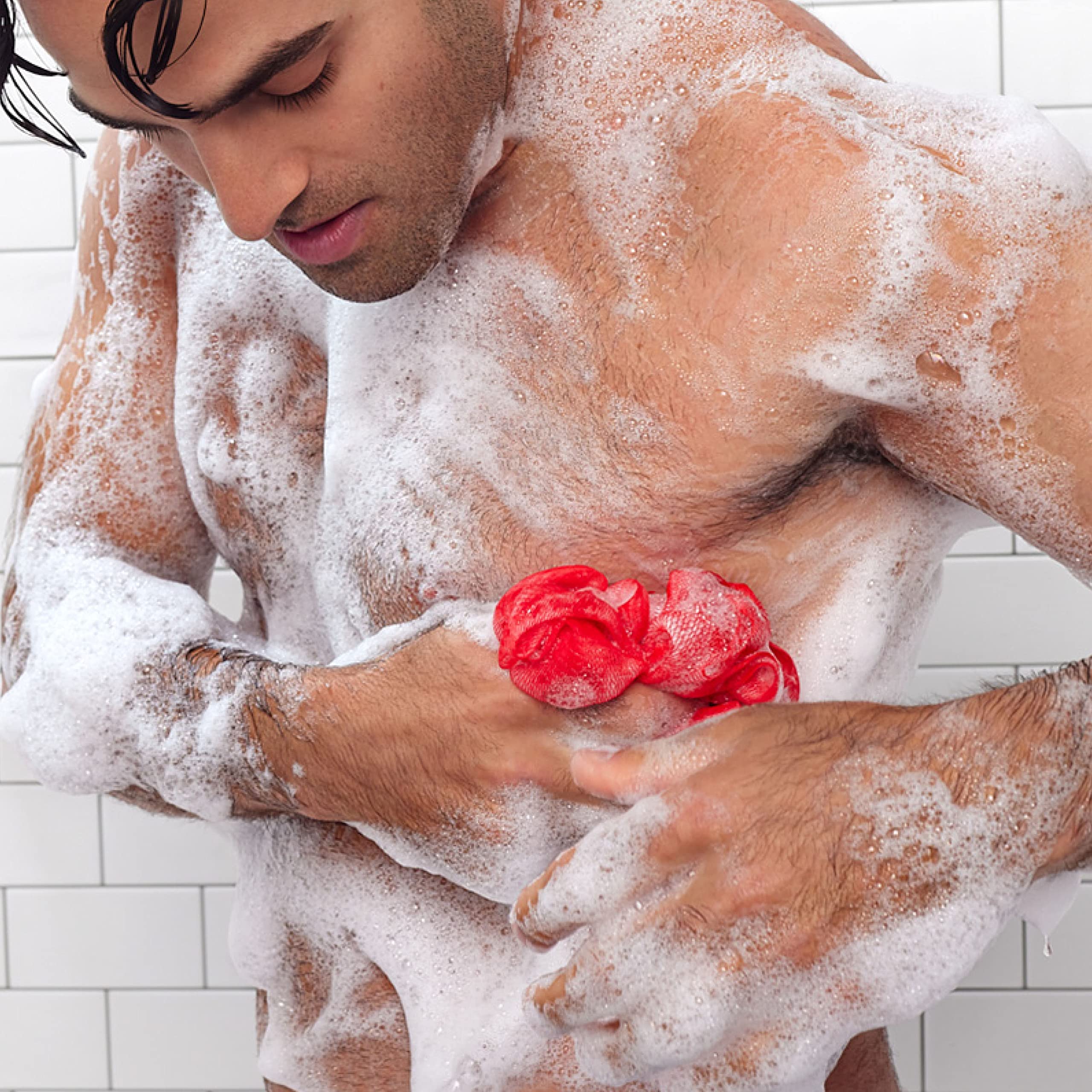 Recyclable packaging for Huron body wash.