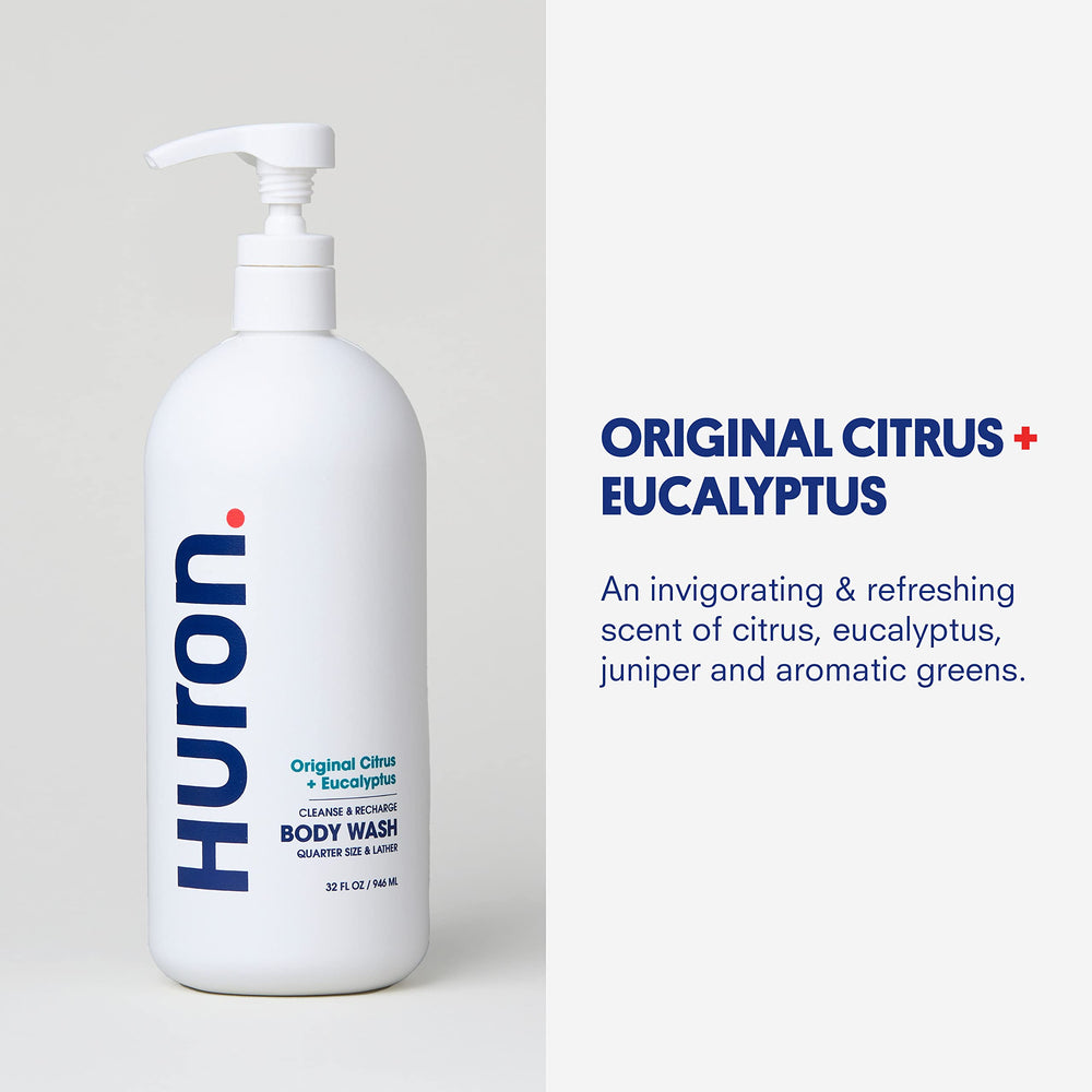 Huron nourishing oils coconut pump bottle highlights hydrating formula for smoother skin