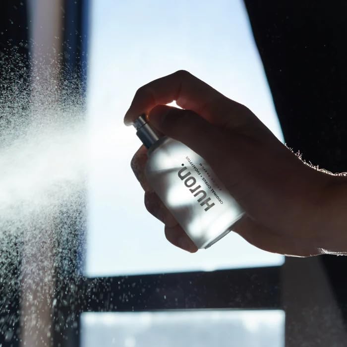 Huron men’s cologne box packaging highlighting premium presentation and recyclable materials