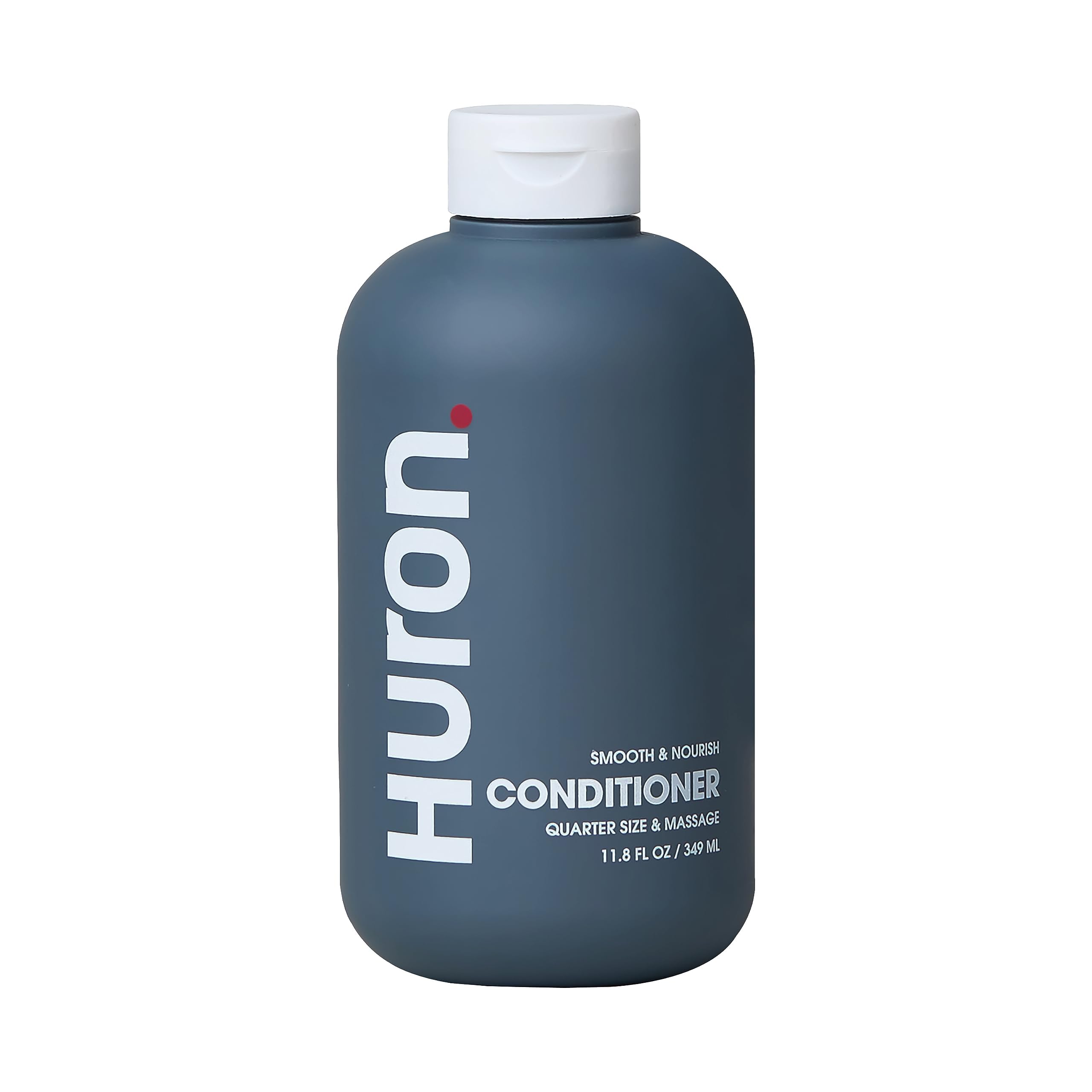 Huron Men's Conditioner bottle front showing lightweight hydration for frizz control.