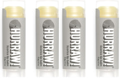 Hurraw Licorice lip balm tube provides smooth, natural moisture.