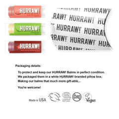 Hurraw Mint balm tube delivers cooling moisture and long wear.