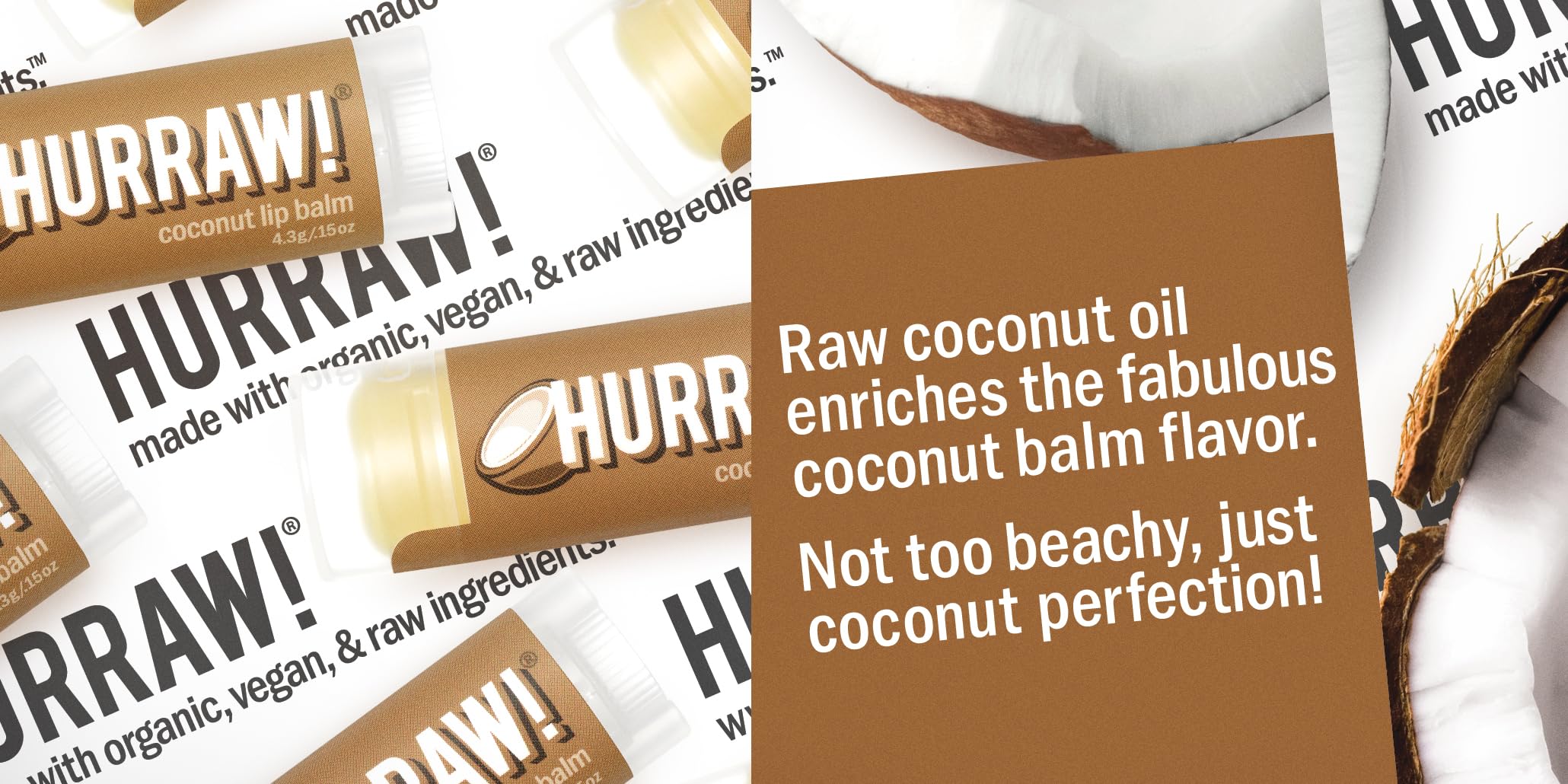 HURRAW! Mint lip balm tube with cooling finish for lips