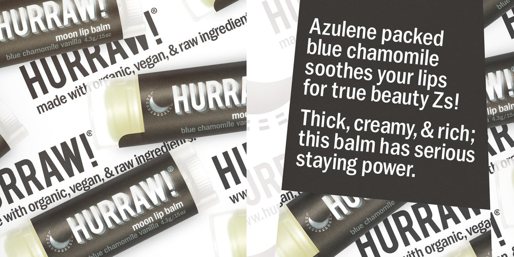 Applying Moon Night balm delivers a soothing, hydrating gloss.