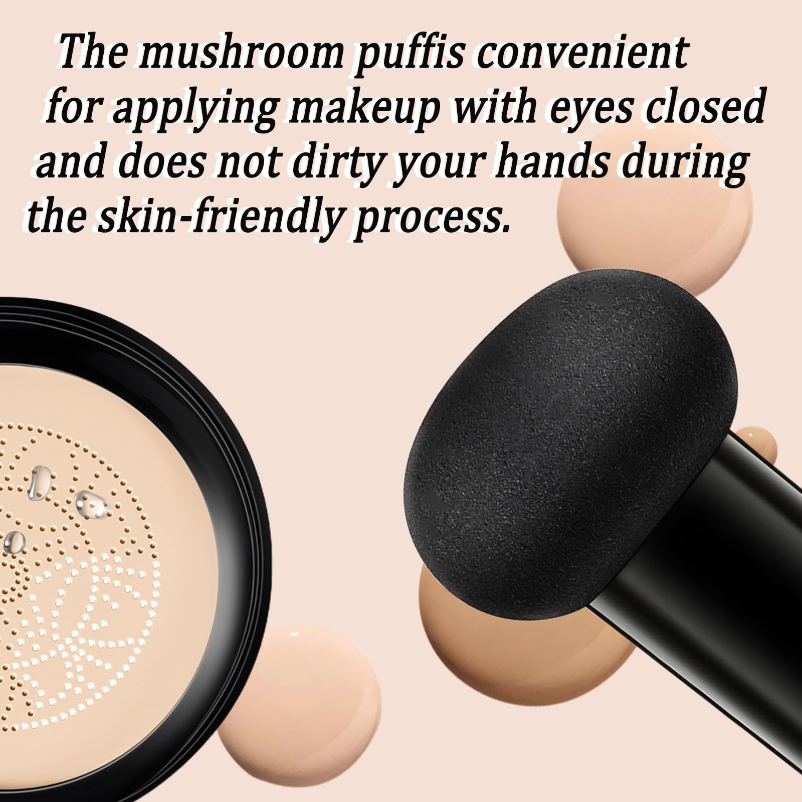 Hush Makeup quick-touchup compact ideal for on-the-go routines.